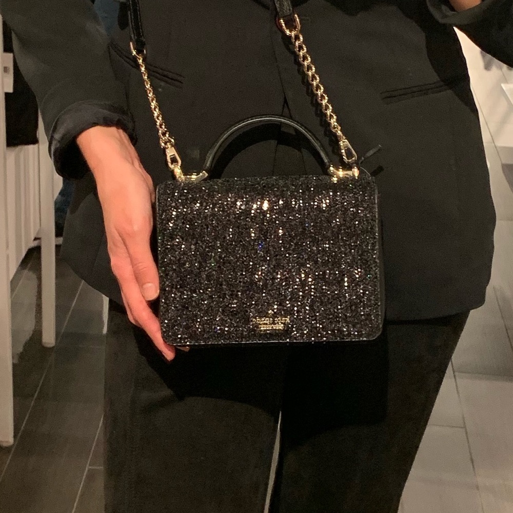 💫Kate Spade Maisie Laurel Way Glitter Crossbody💫 - Picture 7 of 8